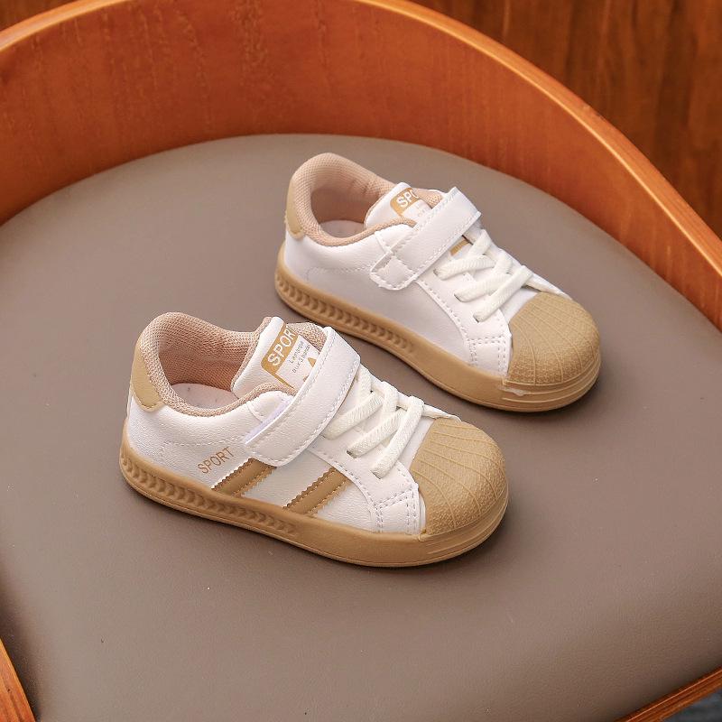 Spring Baby White Walking & Sports Shoes for Toddlers and Kindergarten Kids - Boys & Girls