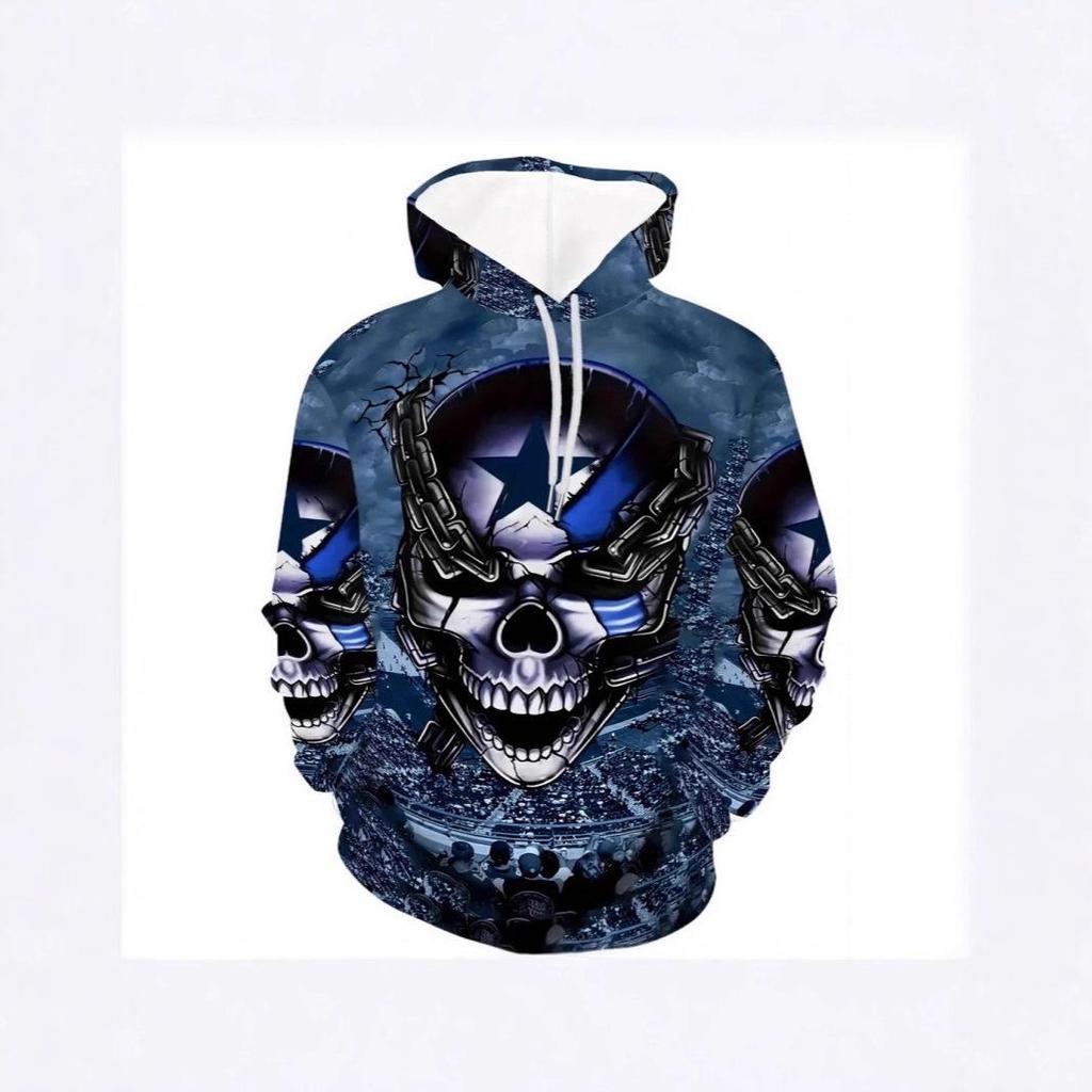 2025 Men's Autumn/Winter Bestseller Halloween 3D Print Hooded Sweatshirt