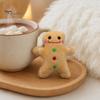 Scratch Resistant Cat Toy Christmas Catnip Plush Toys, Reindeer Gingerbread Santa Stuffed Animal, Interactive Holiday for Kittens, Pet Gift