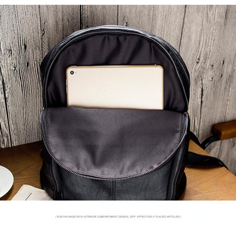 Женский рюкзак из мягкой кожи большой вместимости — фото 13