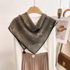 Spring new versatile star printing Chinese square scarf women's fashion high-end atmosphere cashew silk scarf shawl