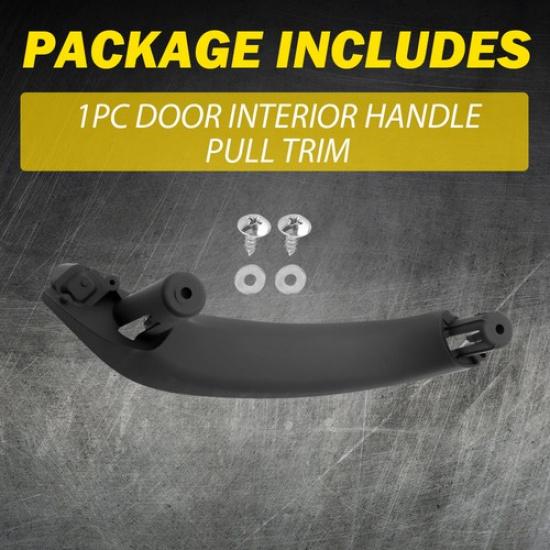 Door Interior Inner Handle Pull Trim Black Front/Rear Right For BMW X3 2011-17 K