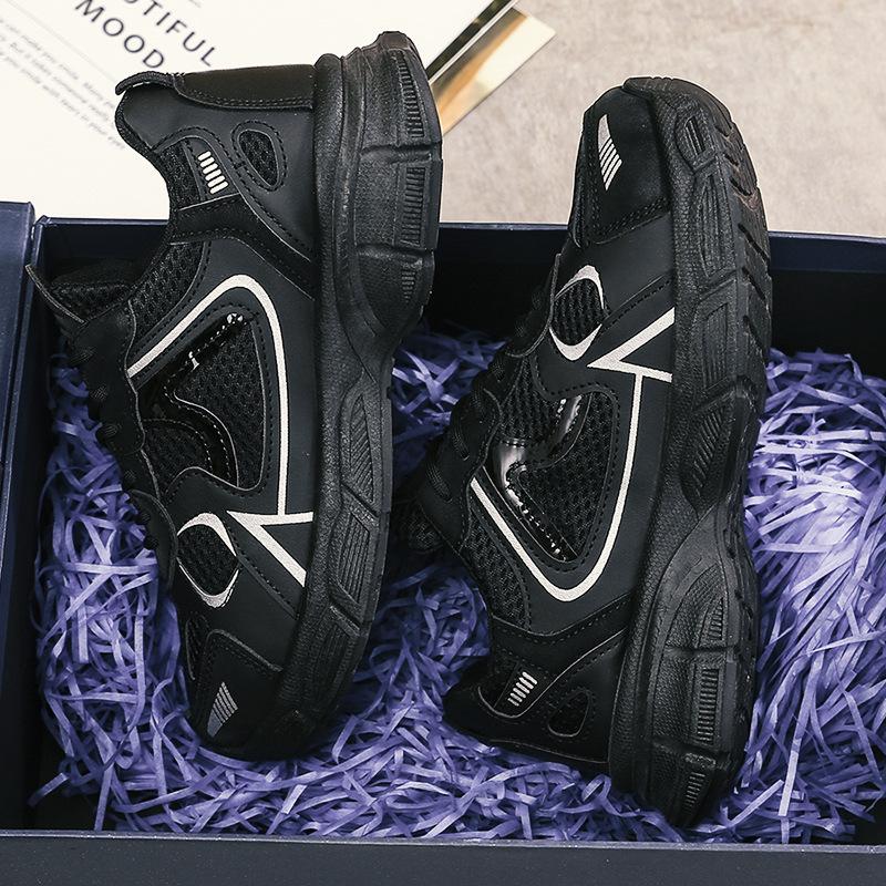 New annual mesh breathable sneakers thick-soled heightening casual shoes dad shoes