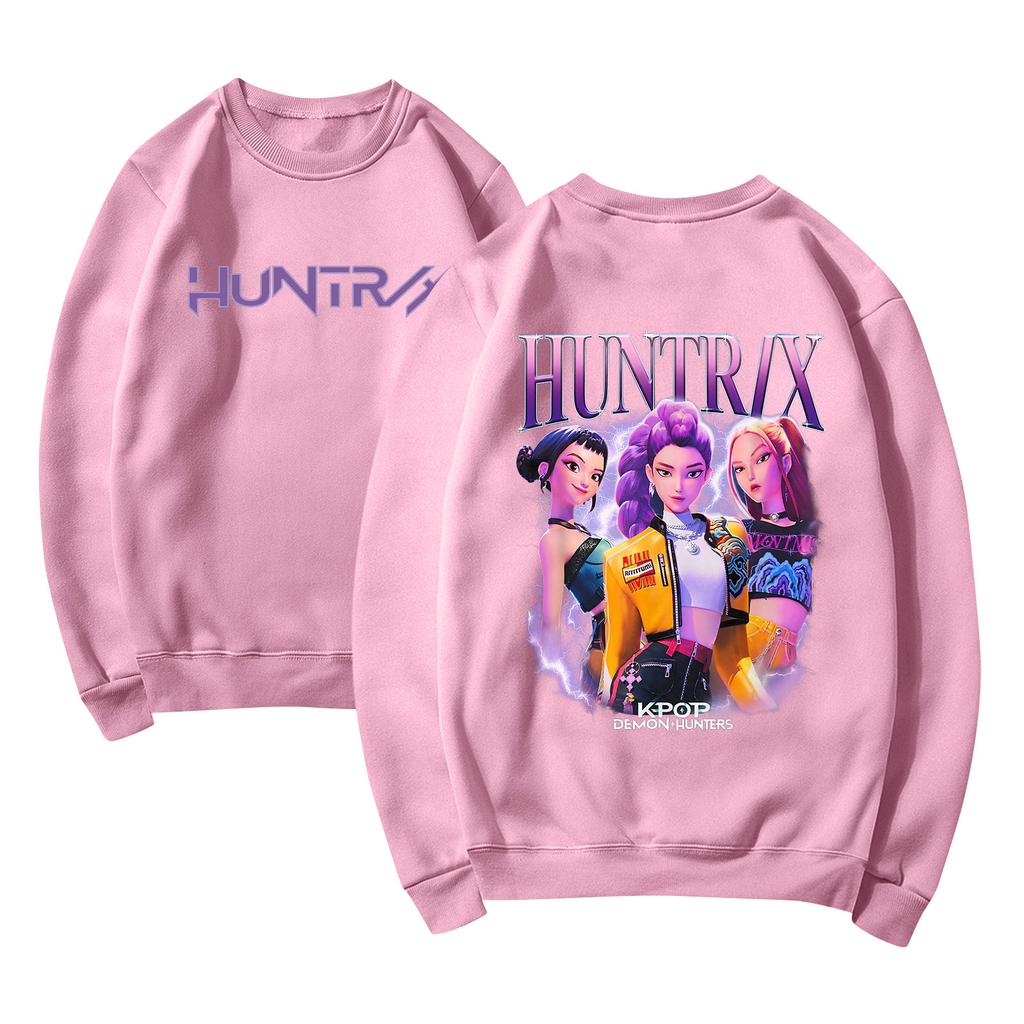 Damemote Casual Langermet trykt rundhals sweatshirt topp