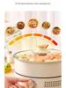 Multifunktionaler Elektro-Hot Pot und Grill mit großer Kapazität zum Shabu-Shabu-Kochen