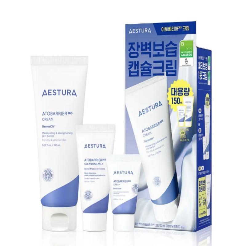 AESTURA Atobarrier 365 Cream 150ml Set (+Cream 10ml+Cleansing Milk 30ml)