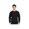 Li-Ning Fitness Series 3D Tailored Solid Crew Neck Sweatshirt Men Tops Black AWDS007-1