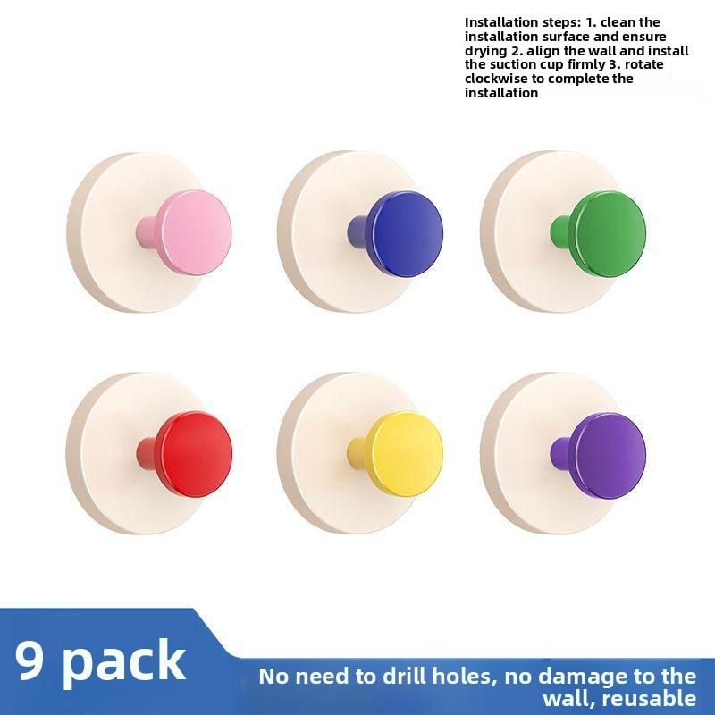 Strong Load-bearing Adhesive No-punch Dopamine Suction Cup Hooks