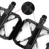Nonslip Bicycles Pedals Flat Platform Sealed Bearing Footboards 9/16Inch Thread Mountain Bicycles Footrest Bikes Pedals
