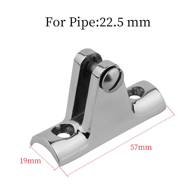 AndyMarine Bimini Top Deck Hinges 316 Stainless Steel Bimini Top Fitting Hardware boat accessories marine hardware 22mm
