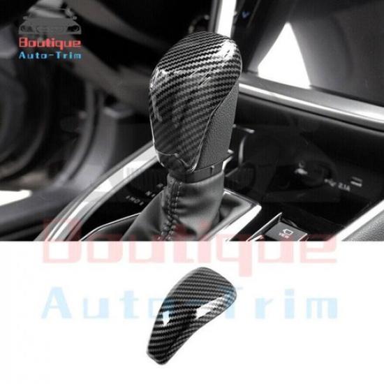 Carbon Fiber Console Gear Shift Knob Cover Trim For Subaru Outback -