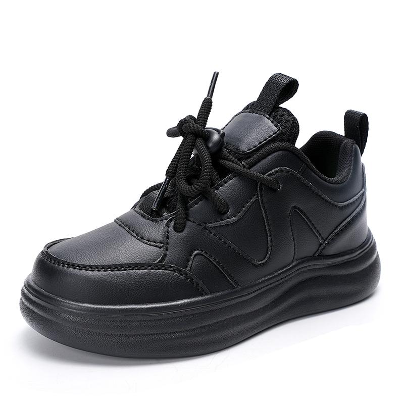 

Дитяче взуття Four Seasons з низьким верхом, дихаюче взуття для скейтбордингу, діти, учні, тренди, спортивні заняття для бігу, хлопчики та дівчата, зручні кросівки 39 чорний