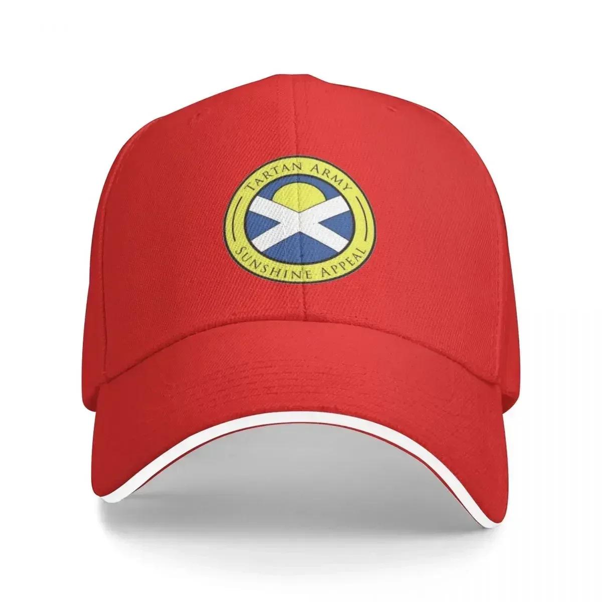 

Tartan Army Sunshine Appeal Cap Casual Baseball Caps Adjustable Hat Summer Unisex Baseball Hats Customizable Polychromatic One Size