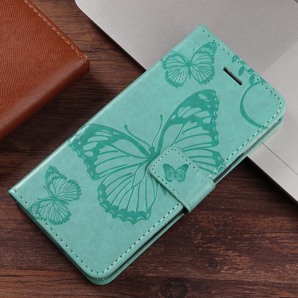 Magnetic Wallet Case For Samsung Galaxy S26 S25 S24 S23 S22 S21 S20 S10 S9 S8 FE Plus S7 Edge Note 20 Ultra Flip Cover Butterfly
