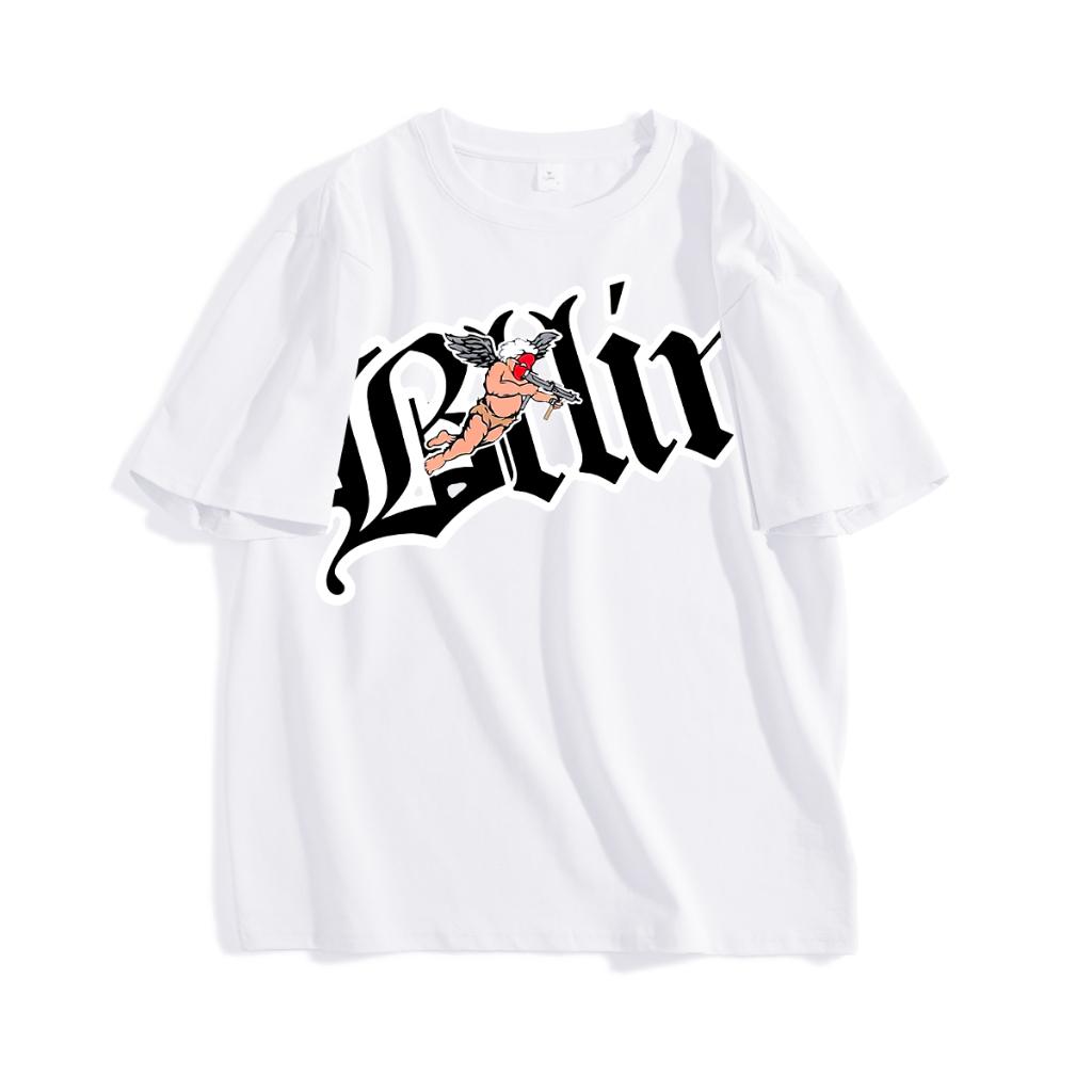 Oversize T-shirt for Men Casual Loose Cotton Round Neck cloting retro culture tshirt