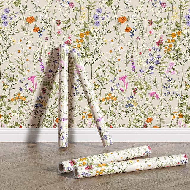 Creative Design Autum Leaf Cabinet Wall Sticker Bedroom Living Room Wall Decor Paper Cupboard Furniture Wallpaper Home Decor