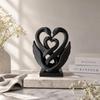 Home Decoration Swan Ornaments 3D Printed Swan Statue Ideal Gift Hollow Heart Models  Bedroom