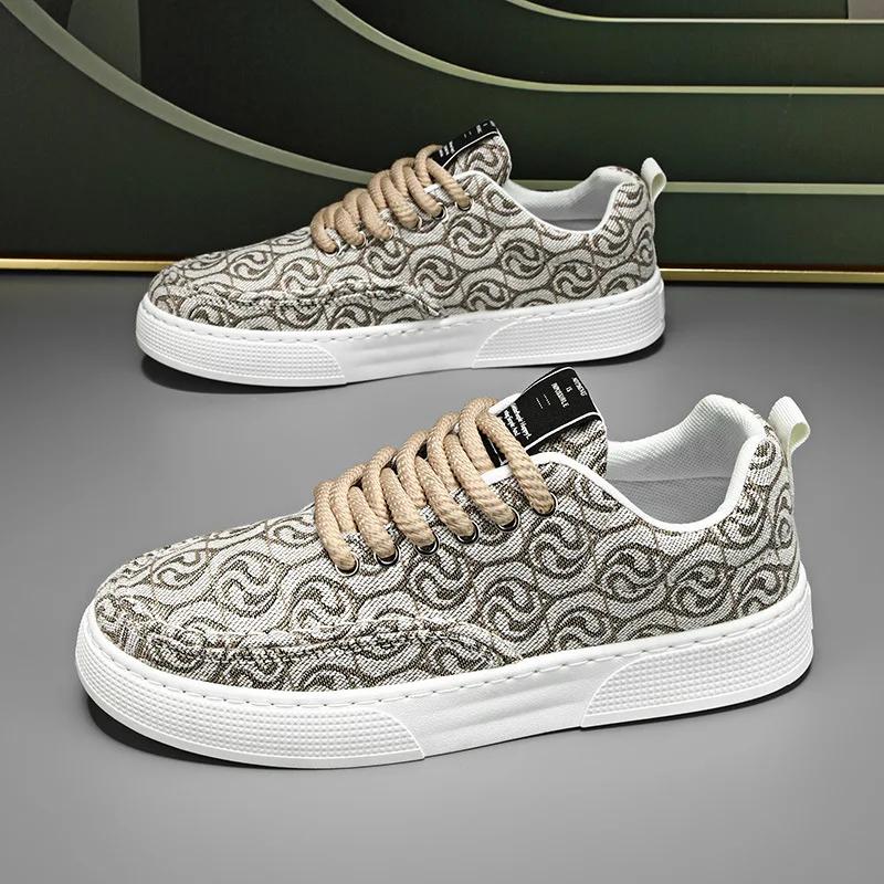 

Новое поступление дышащих парусиновых туфель, трендовая дизайнерская обувь для скейтбординга для мужчин, легкие кроссовки, повседневные прогулочные туфли на плоской подошве, теннисные туфли для мужчин 39 хаки