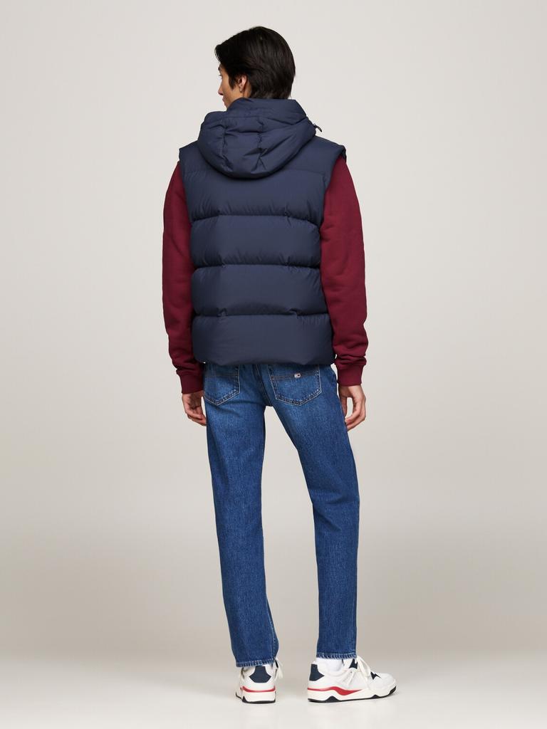 Winter Jacket Tommy Hilfiger Essential Down Vest Hooded Dark Blue