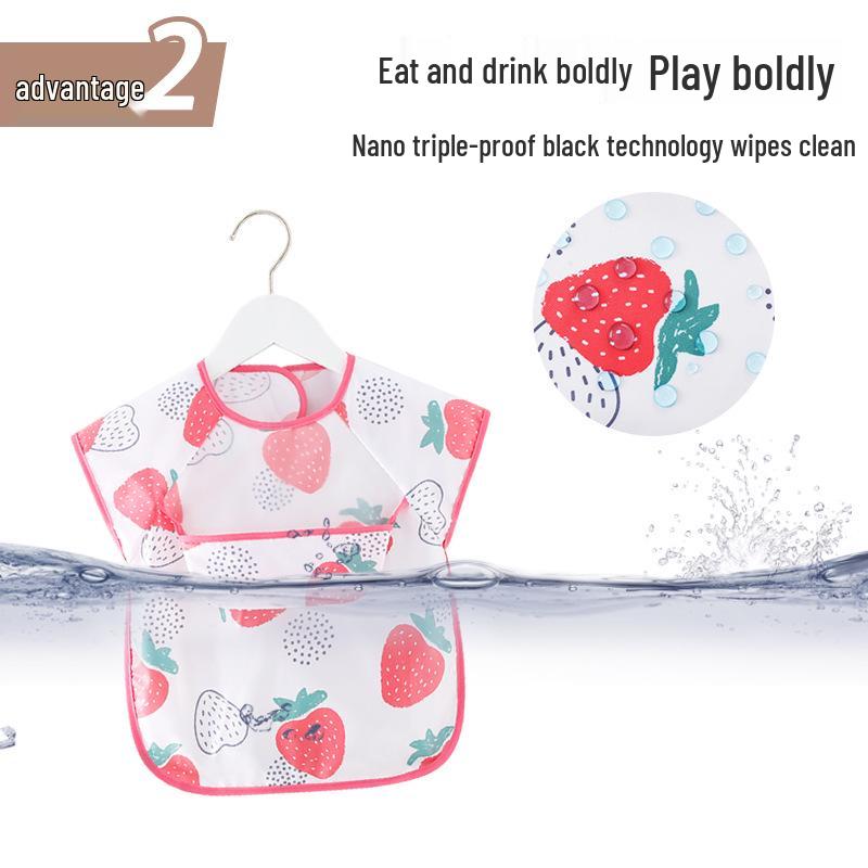 Waterproof Baby Smock Bib - Sleeveless Vest for Infants & Toddlers