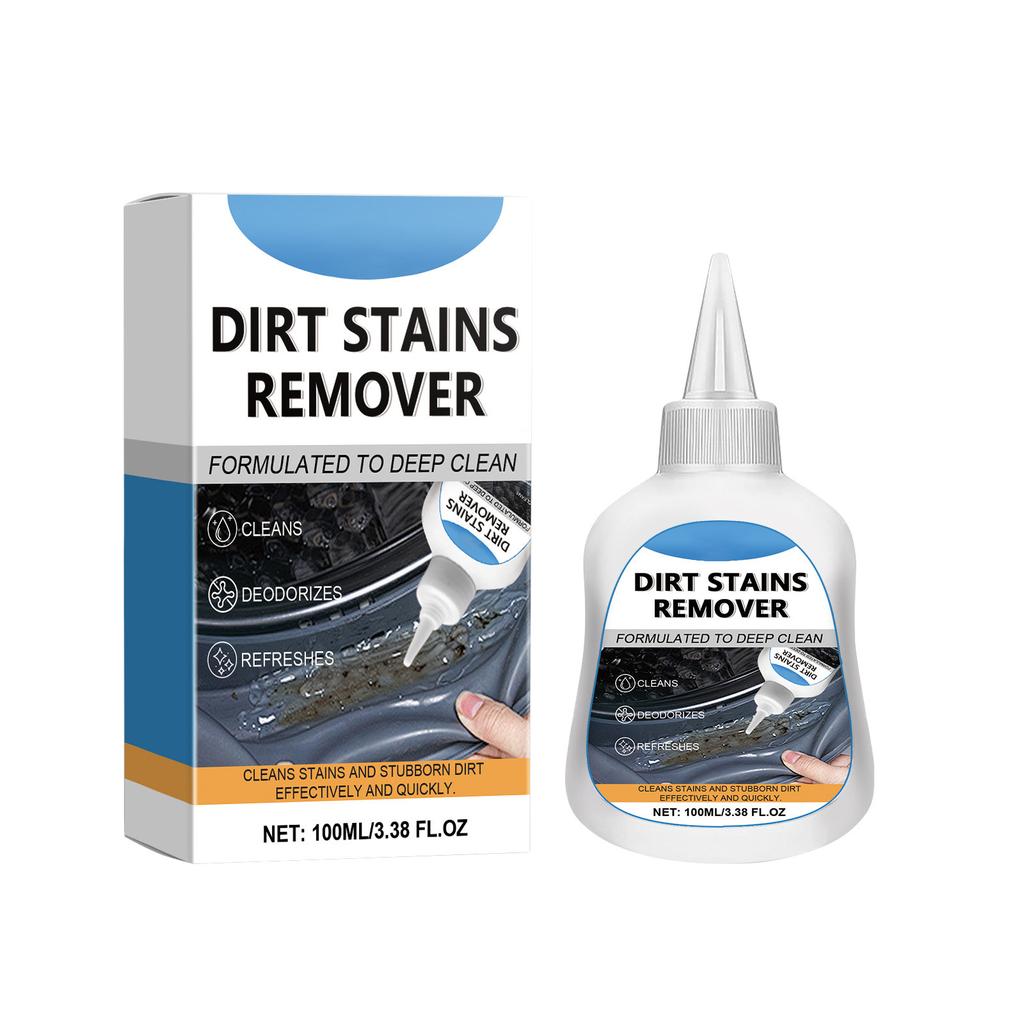 Stain Remover Gel Cleaner Heavy Duty Stain Cleaner For Front Washing Machine Seal, Bathroom Grout, Shower, Caulk - Front Load Washer Cleaning