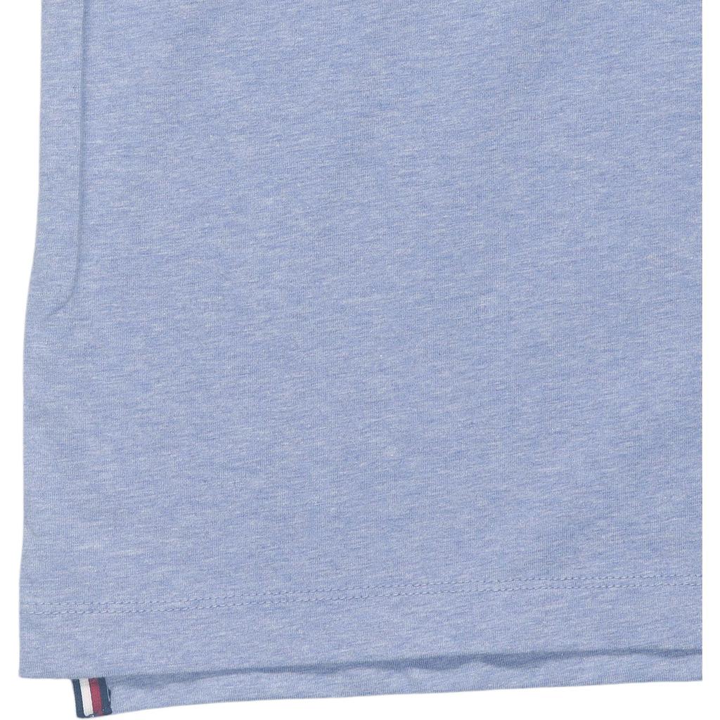 Tommy Hilfiger Golf Outfit American Vintage Solid Color Simple Comfortable Slim Fit Short Sleeve Polo Shirt Men tops Light-Blue 78JA919-420