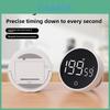 Modern Minimalist Magnetic Digital Timer With Silent Recall For Kitchen Cooking And Study Tasks