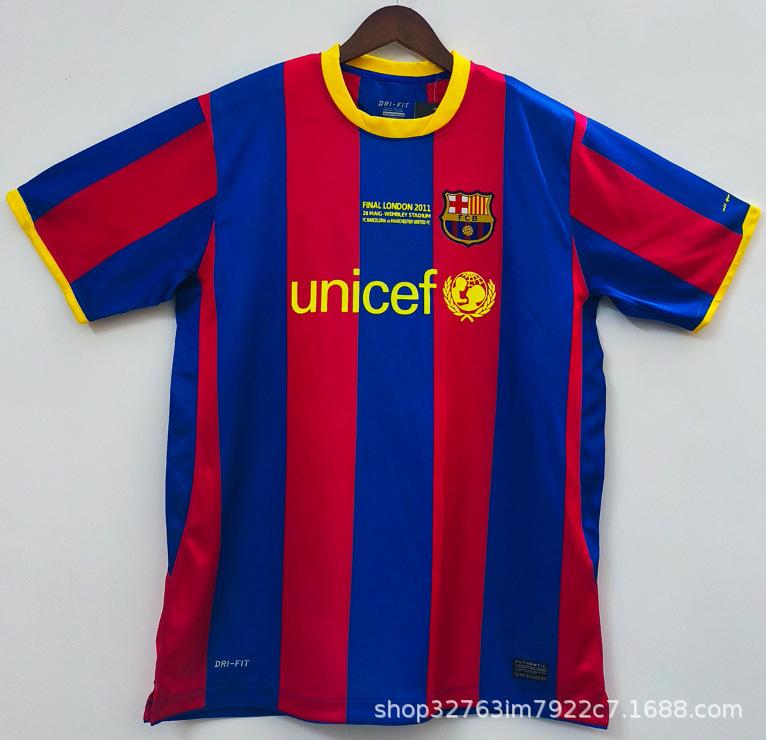 Club retro jersey home and away retro top nostalgic league Champions League version short sleeve Red Devils main Real Madrid