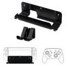 Mcbazel Metal Wall Mount Bracket for Switch Storage Stand Storage with Heat Dissipation Easy Screws Black 2, Set, Holder, Rust-Resistant, Holes,
