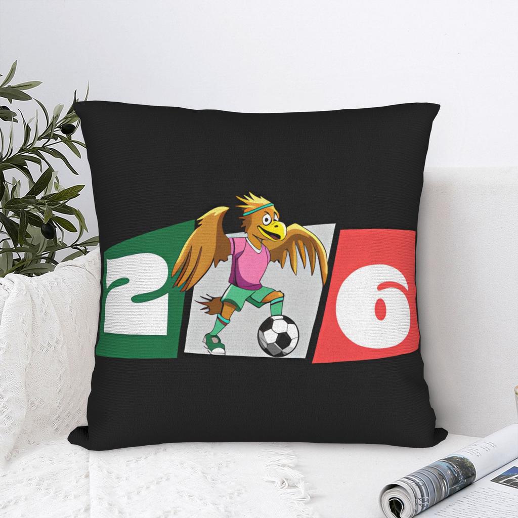 Soccer Football WM 2026 Pillow Cover Square Cushion Cover Funny Pillow Case For Couch Sofa Bedroom