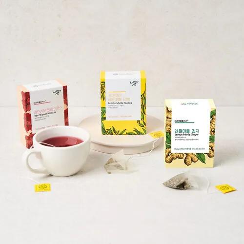 [Nature Shop] Tea Bag Collection (Lemon Myrtle 5 Packs + Hibiscus 5 Packs + Ginger 5 Packs)