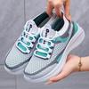 Mesh Casual Women's Shoes Woven Mesh New Breathable Soft Sole Running Casual Versatile Thick Sole Sports Casual Shoes