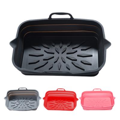 Langlebige, ölbeständige Koch-Doppelohr-Fritteusen-Backform mit faltbarem Design, Heimbedarf, Silikon-Backform