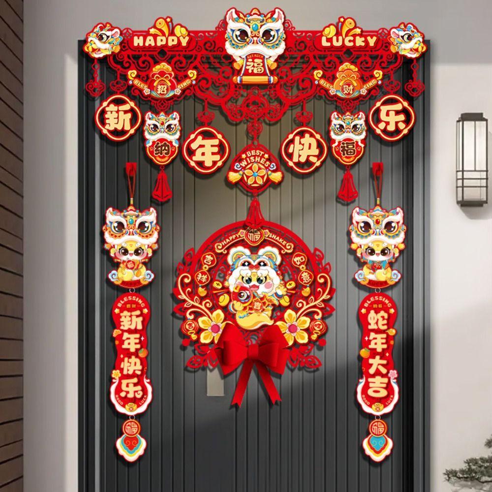 Traditional New Year Hanging Ornaments Red Chinese Lucky Ornament  Home