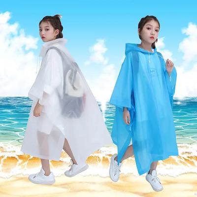 Yeni Moda Kazak Eva Su Geçirmez Çocuk Yağmurluğu Açık Hava Yürüyüş Seyahat Yağmurluk Çocuklar Hafif Yağmurluk