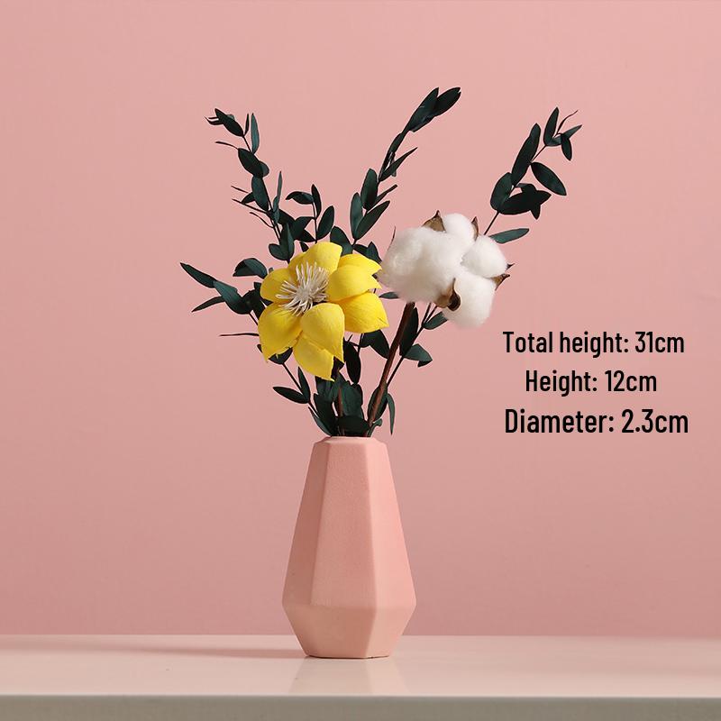 Morandi Style Small Vase: Coffee Table, Living Room, Dried Flower Arrangement, Homestay & Home Decoration