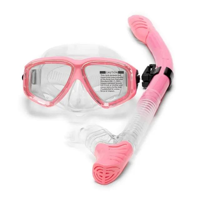 Scubal Diving Mask Snorkels  Set  Anti-burst myopia lenses  Anti-Fog adult Diving Swimming Easy Breath Tube  Snorkel Mask