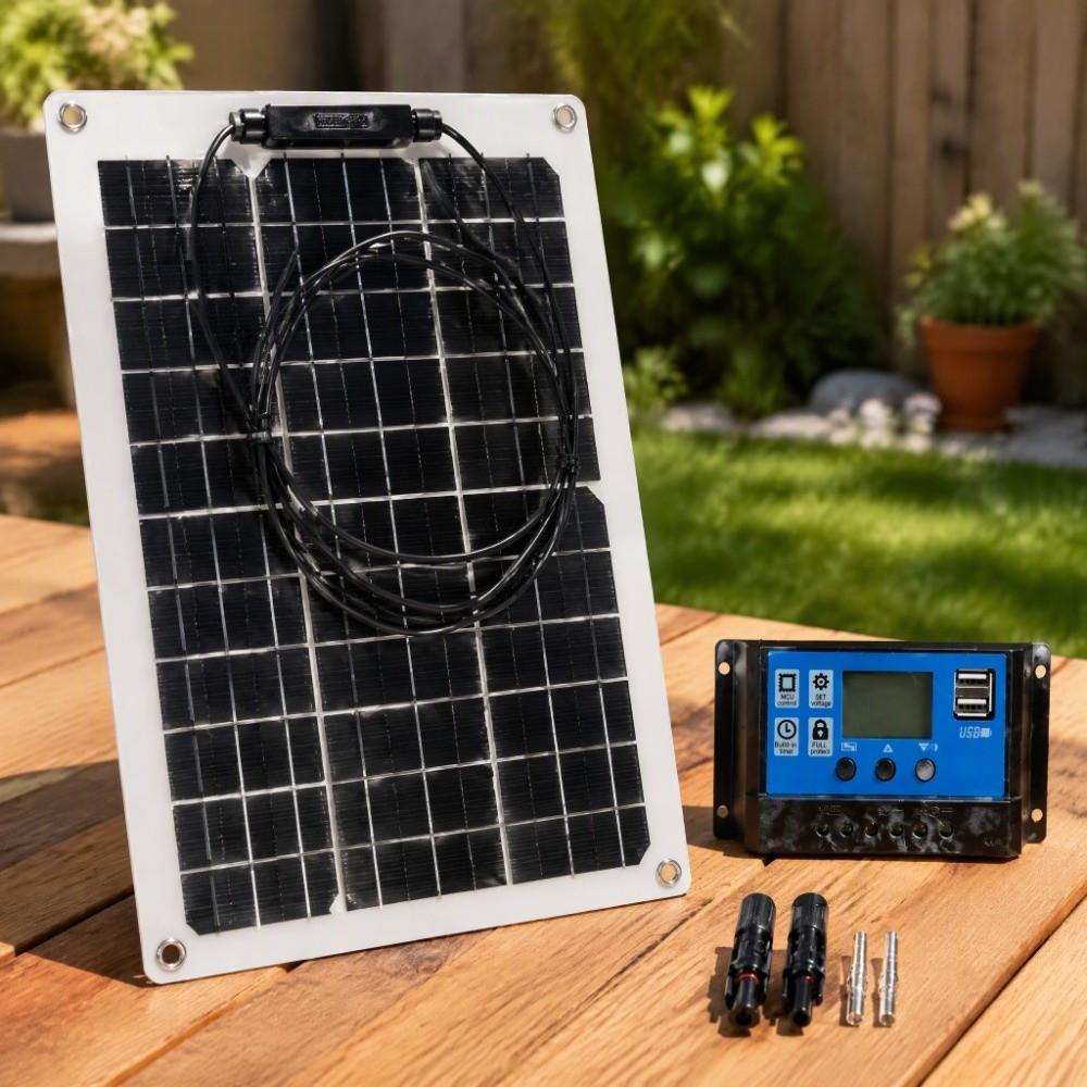 300W Solar Charger Controller 50A Solar Maintainer Kit Reliable Solar Battery Charger RV Camper