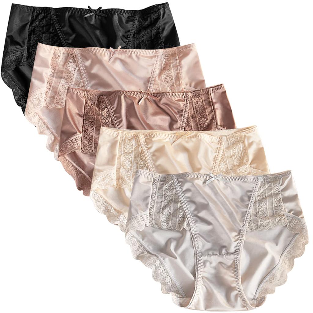 VICHERIA Made with Shiny and with Lace these Sexy Panties are Super Cute and Women's Underwear, Luxurious, Material, Soft, Moisture-Wicking,