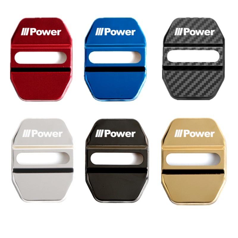 Car Door Lock Protective Cover Trim For BMW X1 X2 X3 X4 X5 X6 X7 G20 G30 G32 G11 G12 F20 F30 F40 F10 Anti-Scratch Door Lock Buck cwbn50