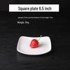 Qianxing A8 White Melamine Dinner Plates