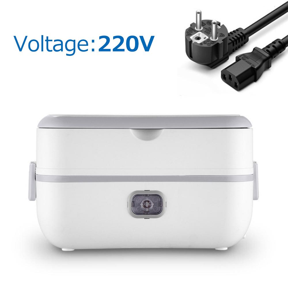 Electric Lunch Box Pluggable Heating Single Celsius Double Layer Insulation   Workers Portable Hot Vegetable Cooking   Lunch Box