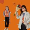 Embroidery Floral Knit Vest Women Short Sweet Sweater V-Neck Pullover Pull Jumper New Fashion Autumn Winter