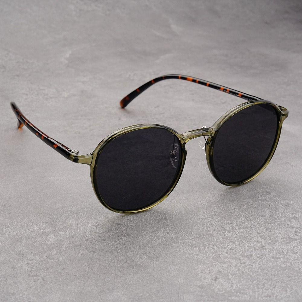 Classic Round Frame Sunglasses Ultralight Design Driving Sunglasses UV Resistant Glasses Daily Use