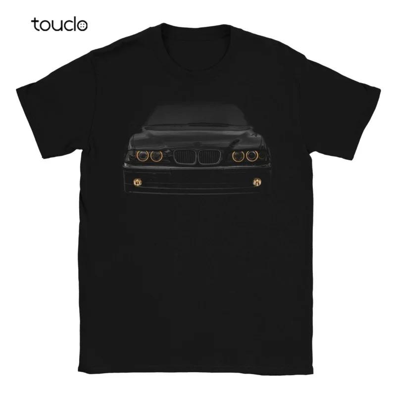 

German Car E39 Yellow Headlights T-Shirt Holiday Gift Christmas Birthday Present 2019 New Brand Cheap Sale Cotton Funny Shirts 5XL різнокольоровий