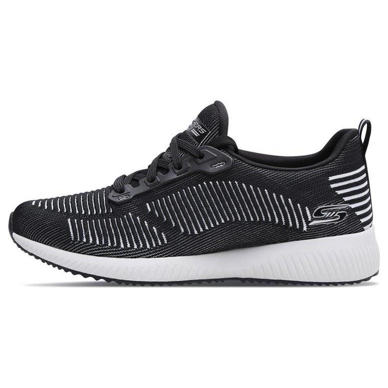 (WMNS) Skechers Bobs Squad Black White Women s 31360-BKW EU 35.5