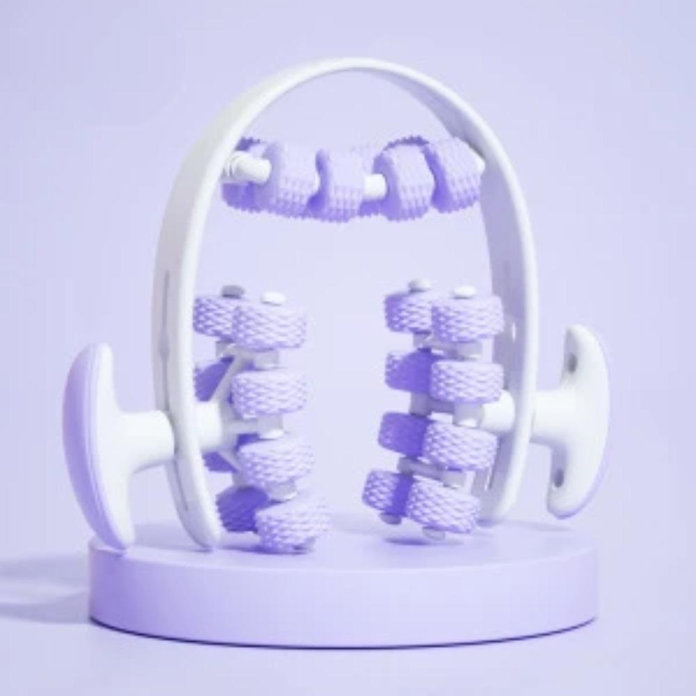 24-Wheel Leg Massager Ring for Calf Muscle Relaxation Yoga Wheel Lean Leg Roller Fitness Massage Tool