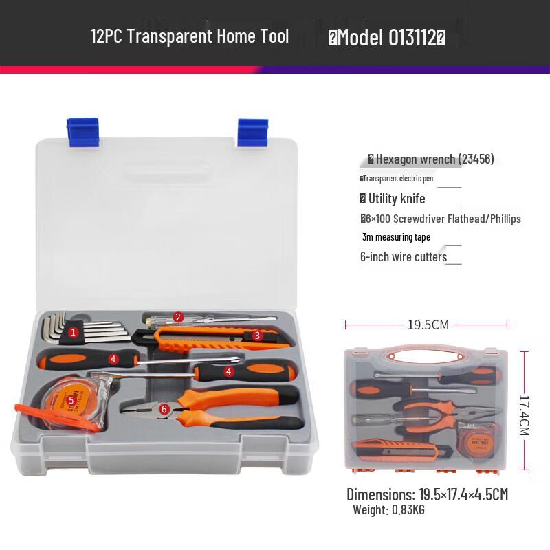 Crest Multi-purpose Household Tool Kit
