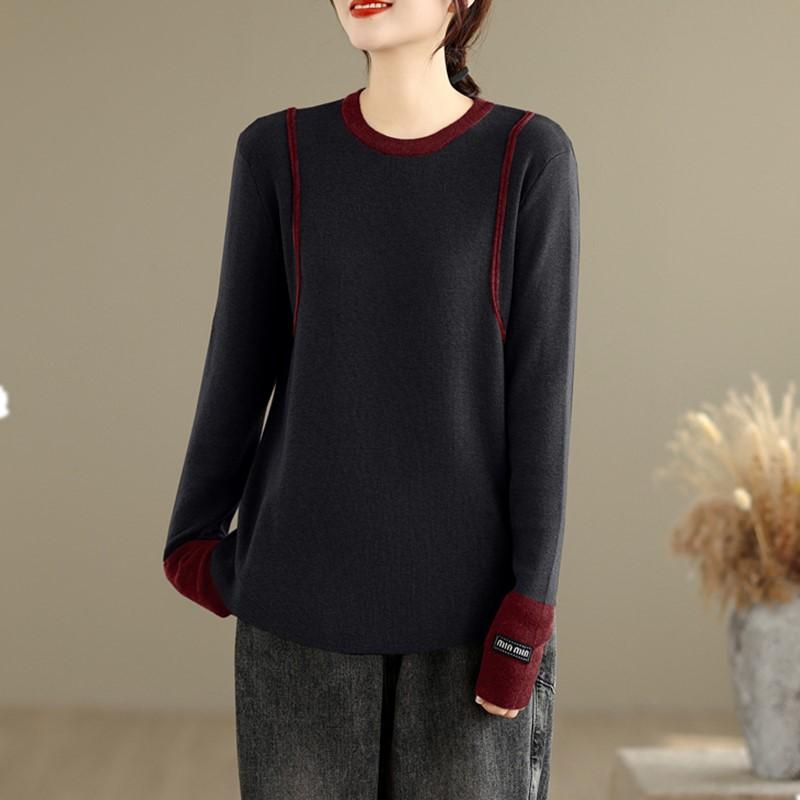 

вязаный повседневный оверсайз весенний осенний зимний пуловер свитер женские свитера