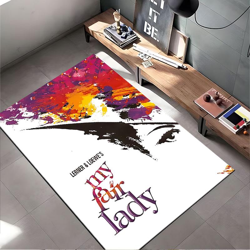 My Fair Lady Artistic Carpet suitable as a non-slip mat for the living room or bedroom sofa